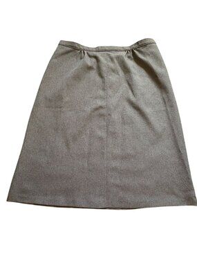 Vintage Levi's 'Bend Over' A-Line Midi Skirt-Tan/Black-38-GUC